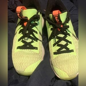 LIME GREEN NIKE LEBRONS